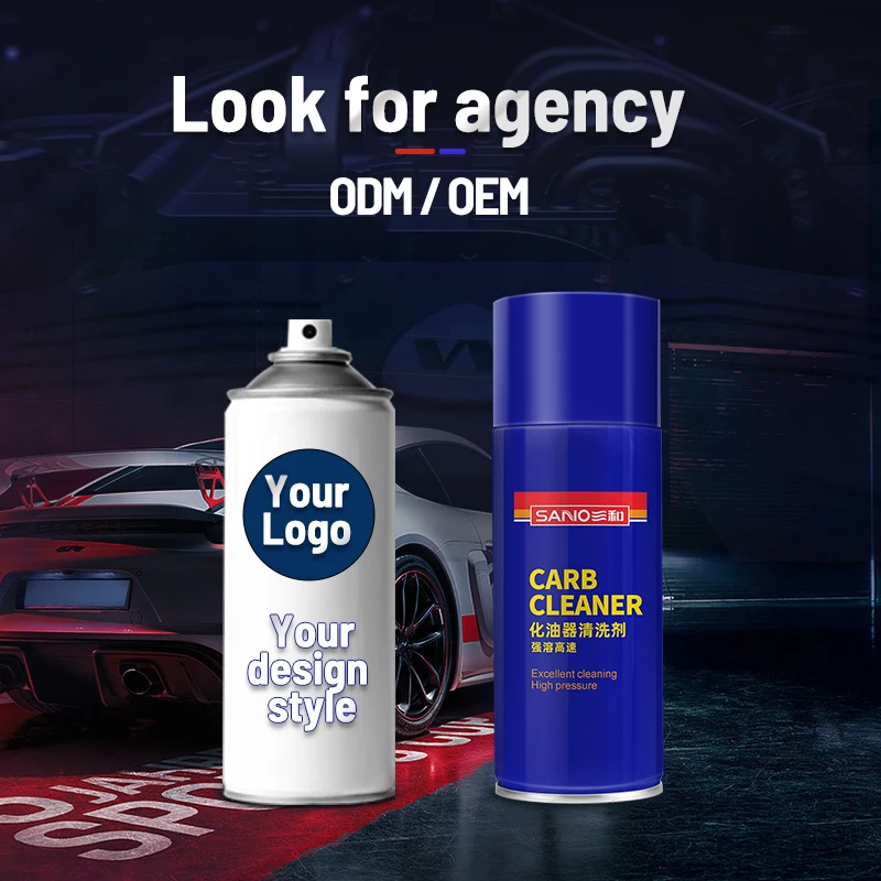 SANVO cvt запчасти очиститель спрей масляный двигатель автомобиля для удаления масла и угольного шлама дроссельной заслонки очистки