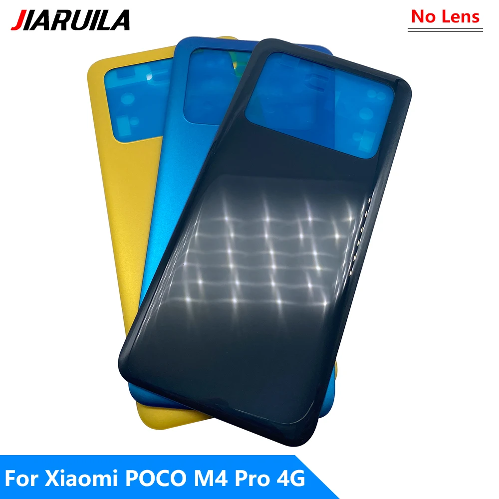100% оригинальная задняя крышка батарейного отсека для Xiaomi Poco X4 Pro / M4 4G 5G корпус мобильного телефона