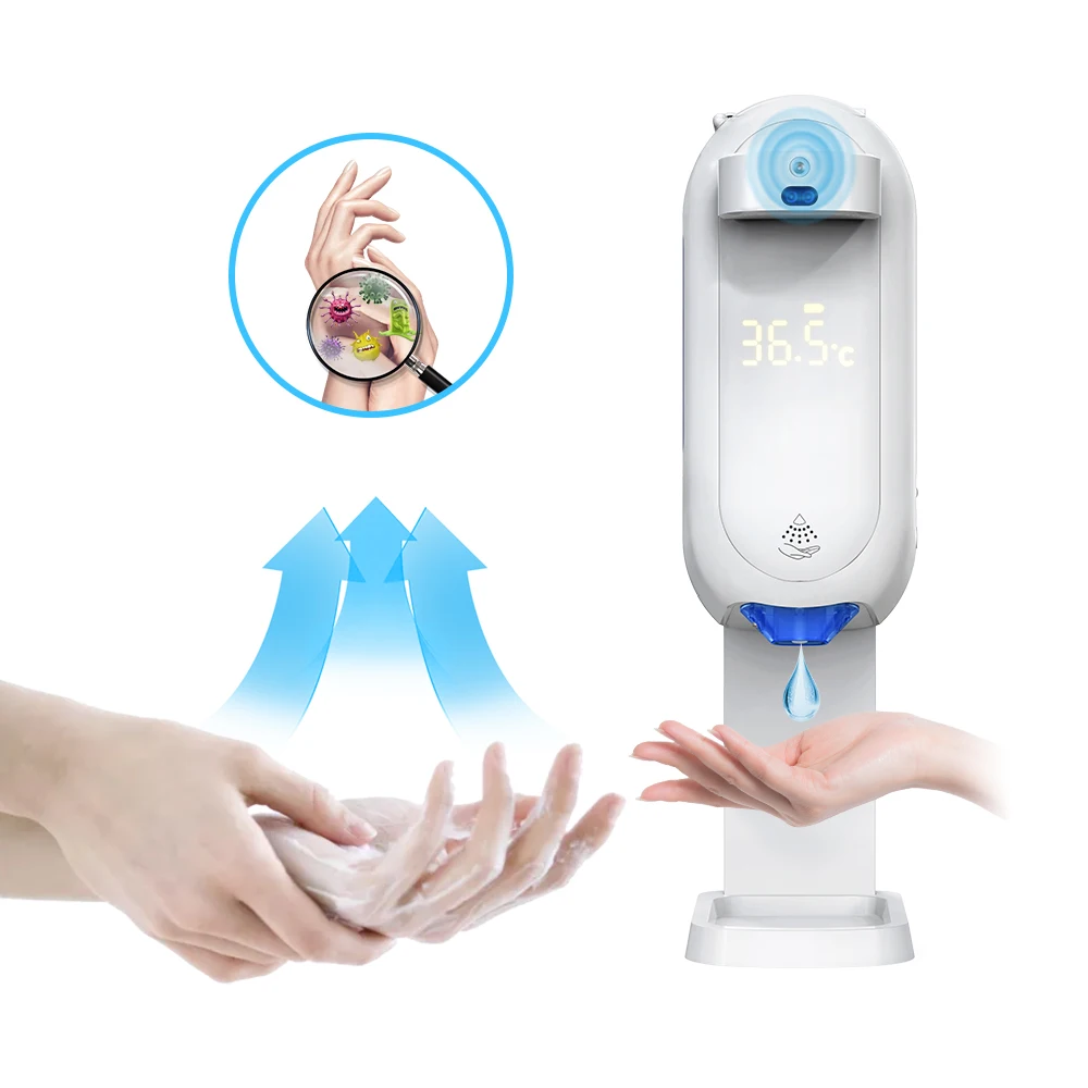 Hand Cleaning Gel Automatic Hand Sanitizer Dispenser With Floor Stand