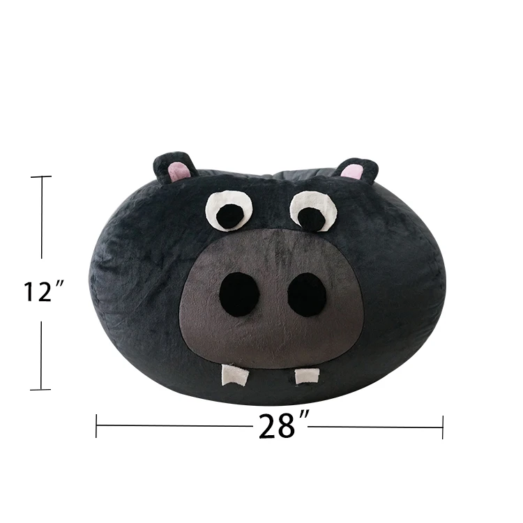 Мини-стул в помещении для детей, кролик, панда, медведь, енот, бегемот, животное