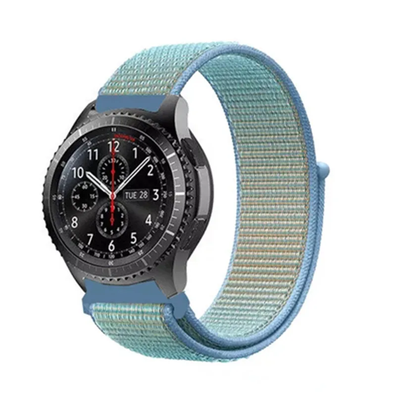 Band For Samsung Galaxy Watch 4 3 classic active 2/Gear S3/S2 Nylon loop Bracelet Huawei watch GT 2e pro strap 22mm 20mm