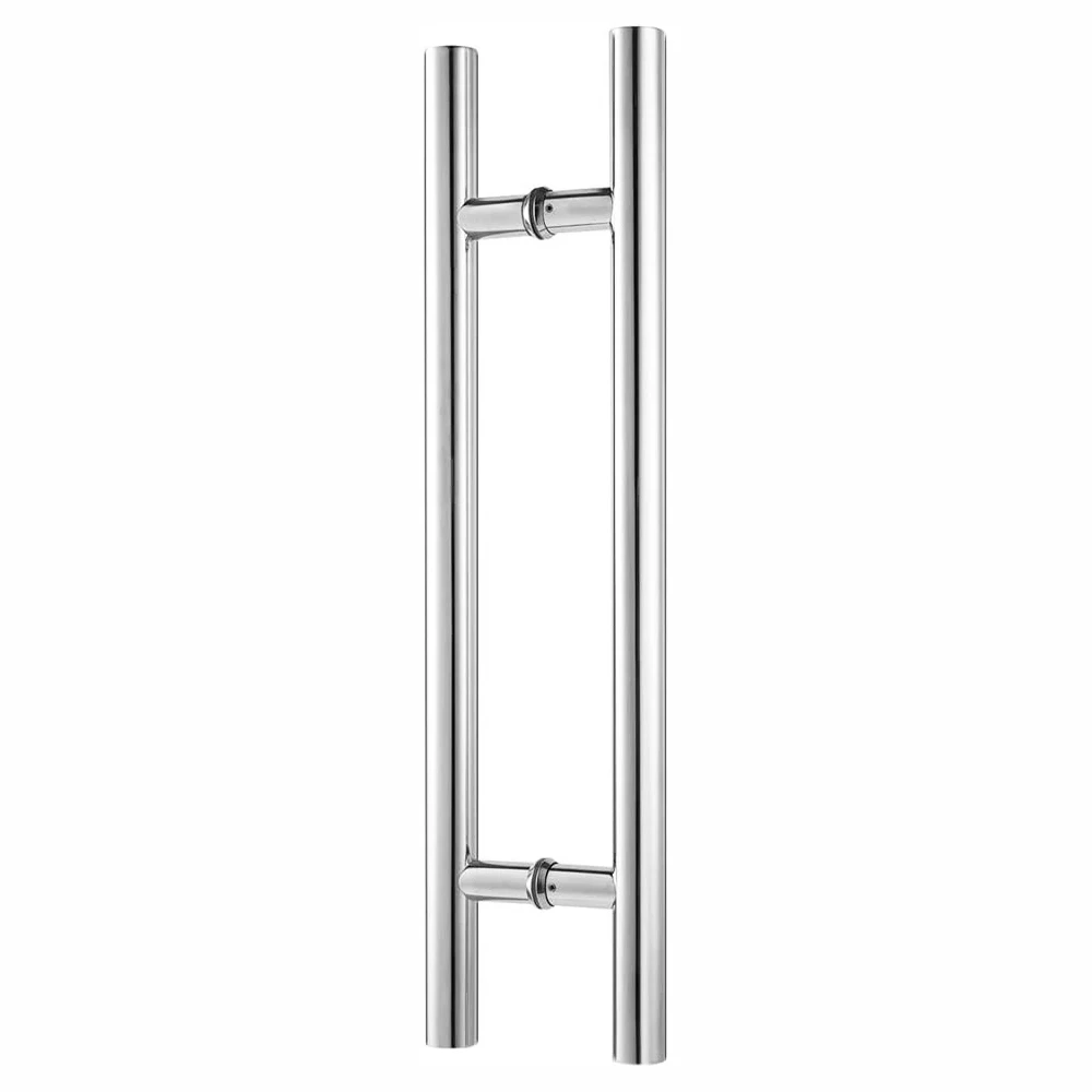 16 inches 406mm Modern and Contemporary Double Sided Ladder Style Push Pull Stainless Door Handle for Steel Door