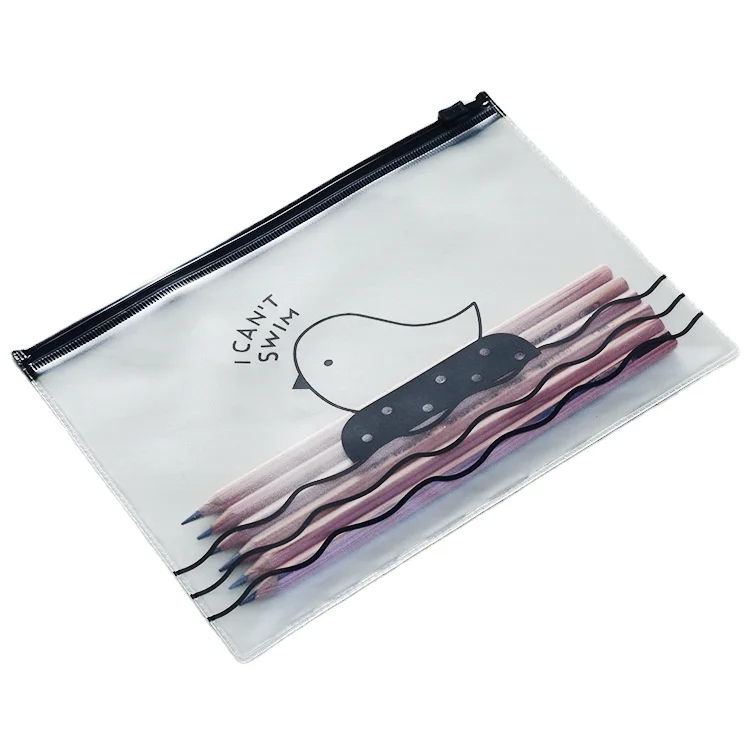 High Quality Biodegradable Custom LOGO Frosted PVC Zipper Bag for Swimwear Bikini Cosmetic Packaging Plastic Zip Lock Pouch