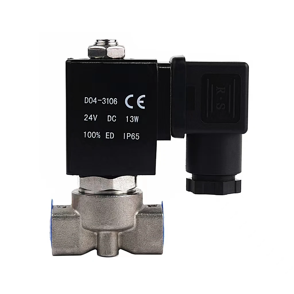 Wholesale Prices Micro Mini Stainless Steel Valve Solenoid Valve 24V Braking Car Accessories Two Way Solenoid Valve