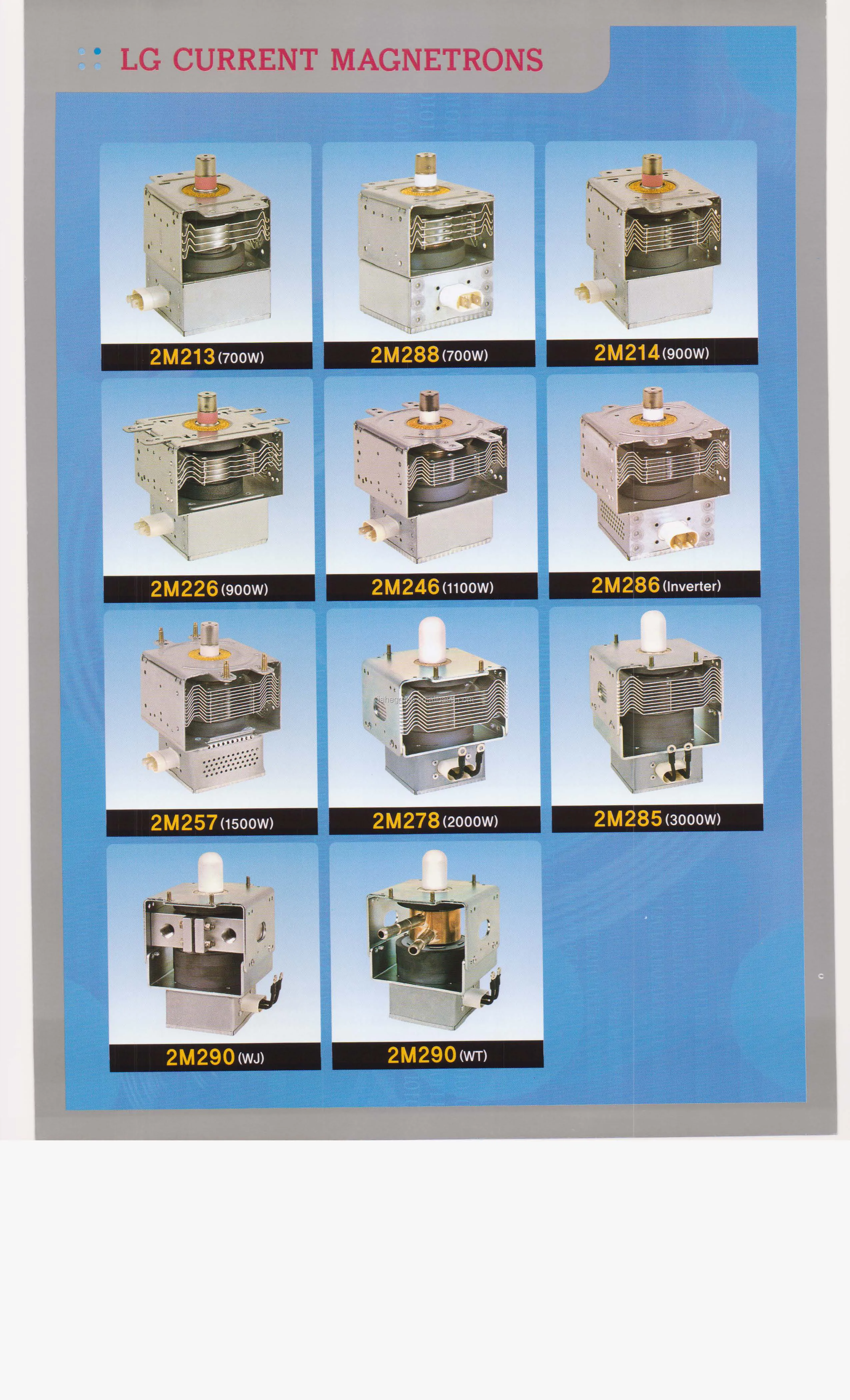 LG magnetron 2M290(WT)