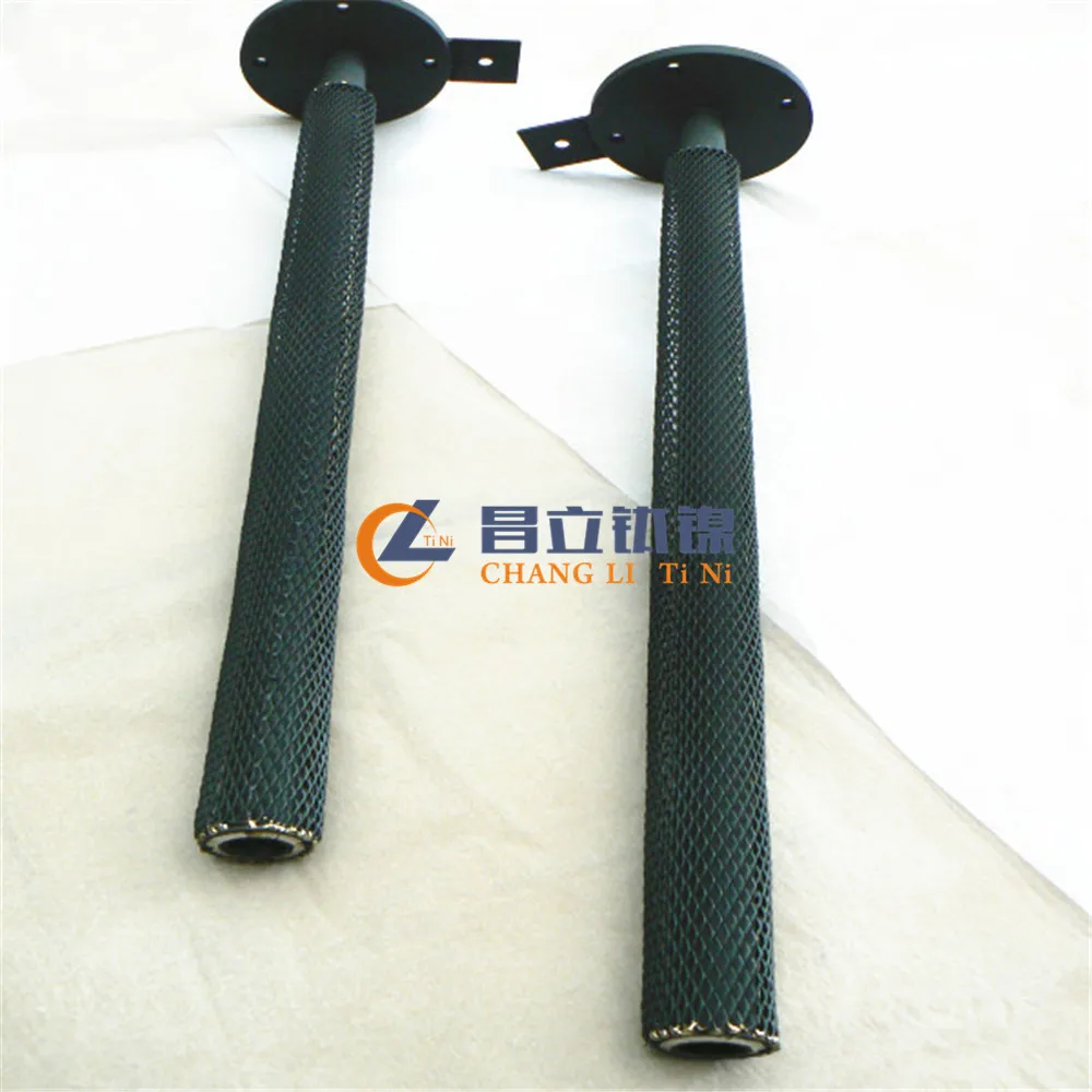 iridium oxide coated titanium anode for gold recovery