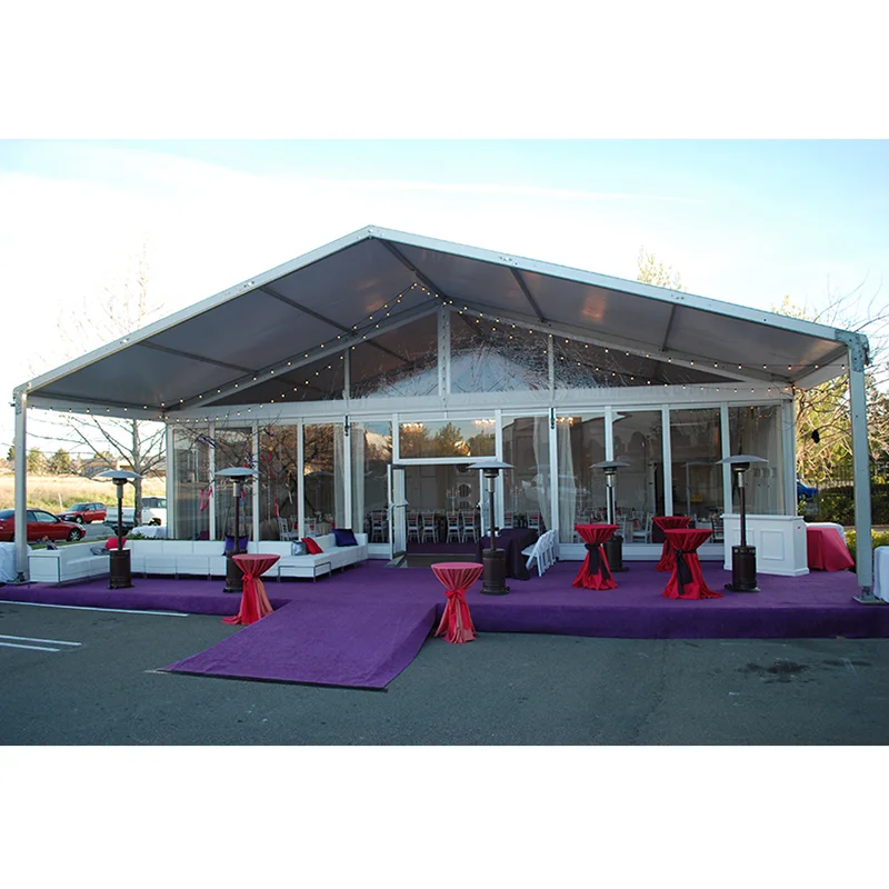 High Quality Pole Tents White 20X50M Marquee Aluminum Event Wedding Party Tent