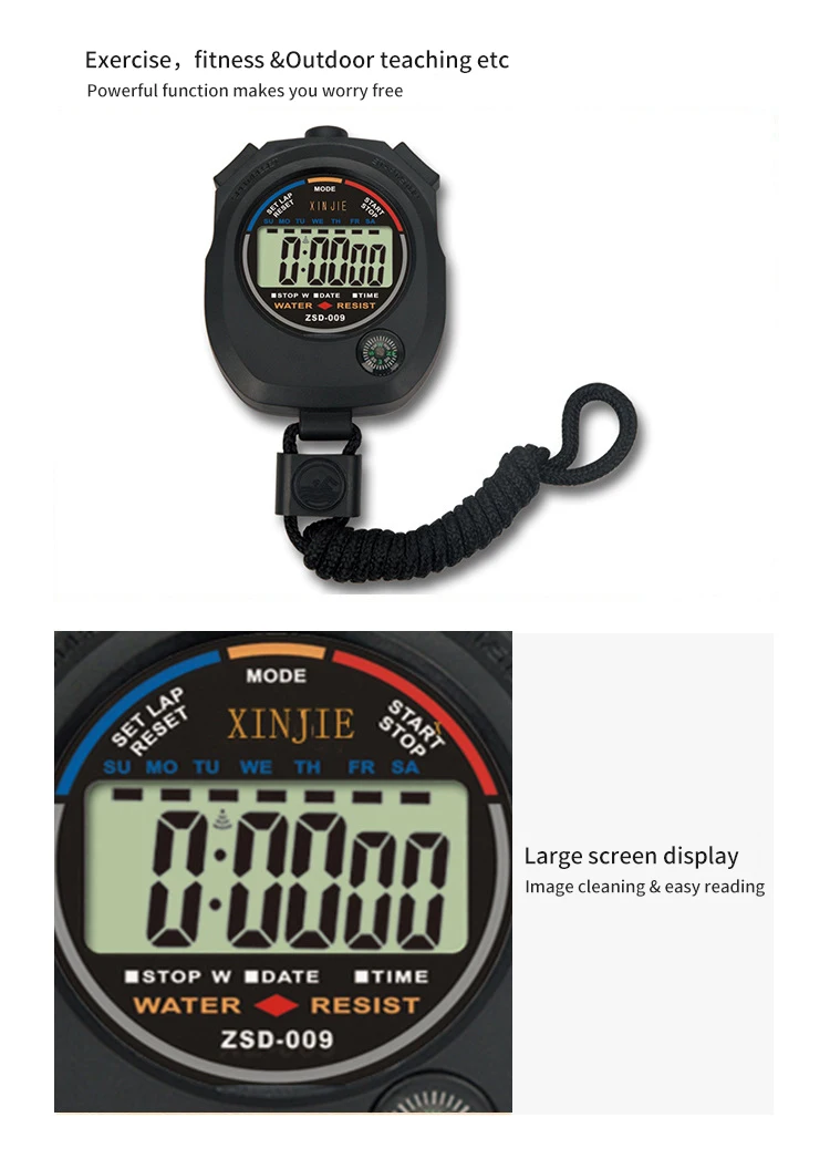 Factory Manufacture High Quality Digital High Display Best Stopwatch & Timer