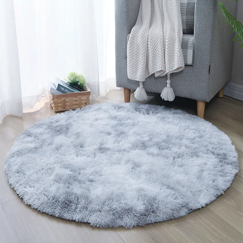 Washable soft fluffy decor luxury area carpet artifical faux fur rug carpet for bedroom living room home