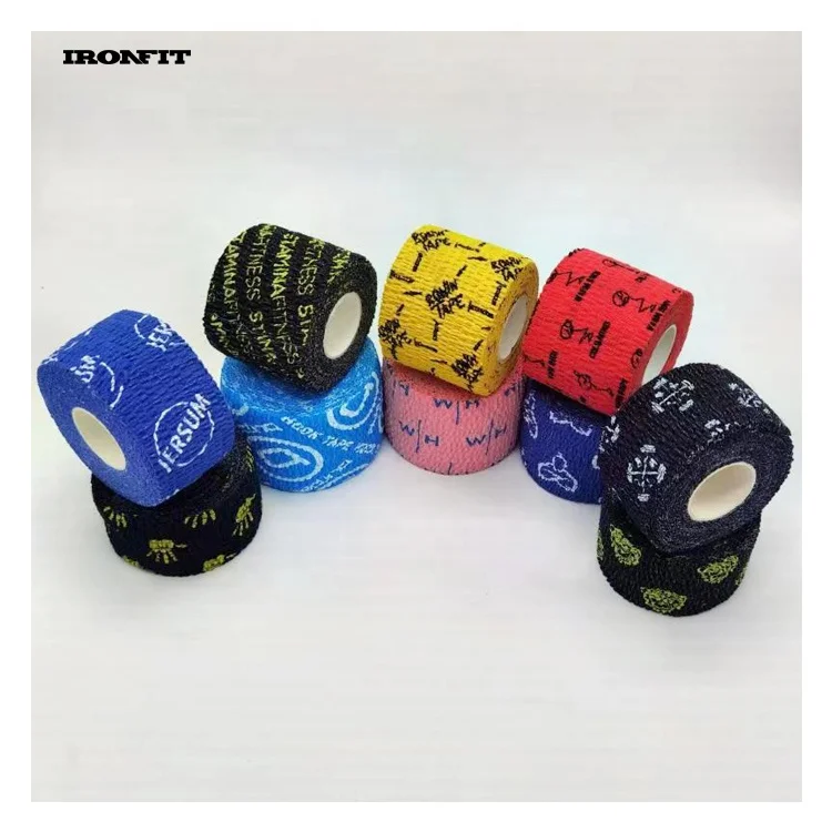 Предотвращает накатку, эластичная спортивная лента для пальцев на запястье, клейкая лента для тяжелой атлетики, большого пальца