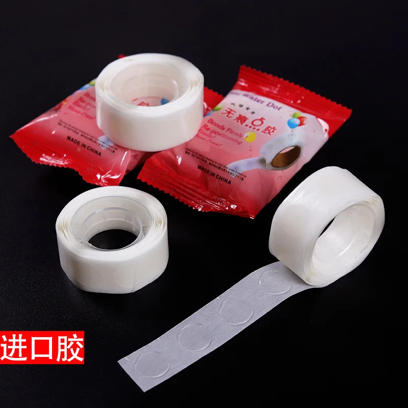 wholesale Balloon Glue 100 Dots Removable Balloon Accessories Glue Tape Roll Removable balloon glue dot