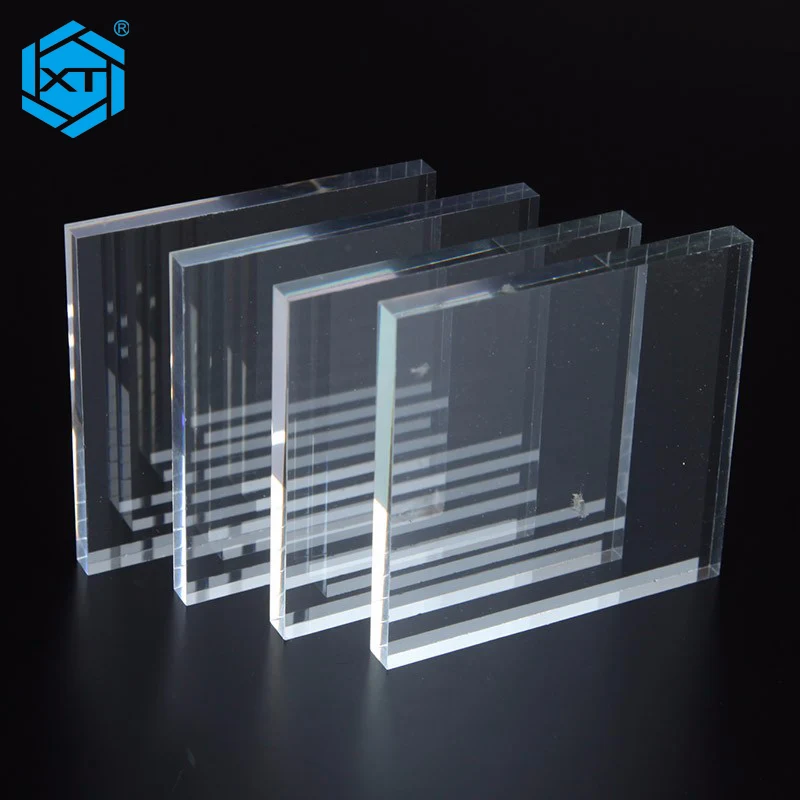 Xintao Factory Customized Size Custom Clear Perspex Panels 10mm Cast Acrylic Sheet For Display
