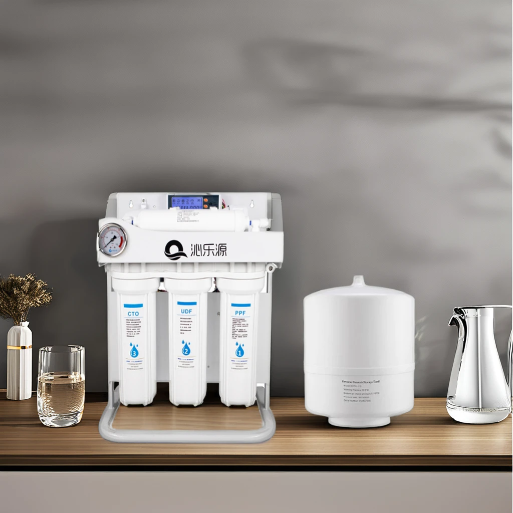 Automatic Flush  New design 5 Stages RO Water Purifier RO Machine water filtration system for Coffee drinking
