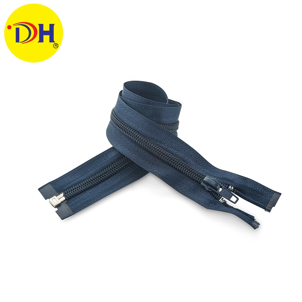 No 5 Auto Lock Nylon Zippers Open-end for Garment Accessory