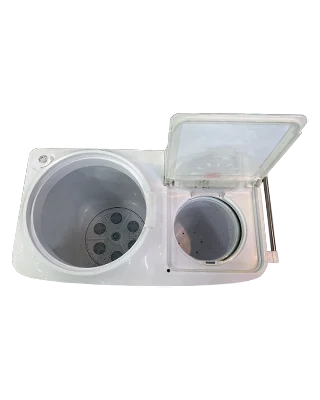 10kg good  price easy operation  twin tub clothes washing machine with dry basin series toughened glass cover