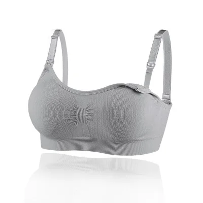Hot Sale Women Seamless Breastfeeding Bras Breathable Maternity Nursing Bra With Feeding Flip