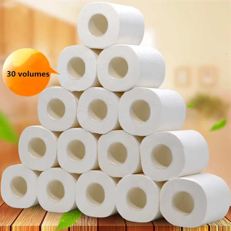 Hollow roll paper household toilet paper white napkin