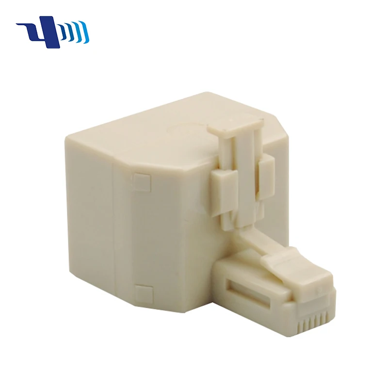 single plug to Duplex Jack adapter 1 plug to 2 jacks