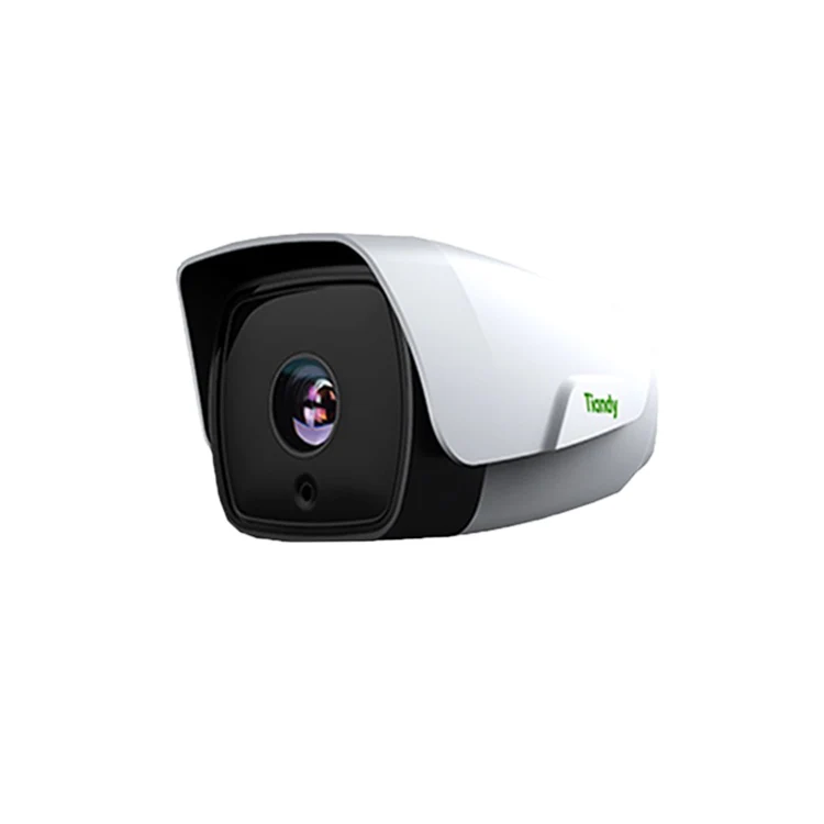 2021 New Tiandy Super Starlight Alarm POE Face Capture Outdoor Bullet IR Two-way Audio 2MP CCTV Security Camera