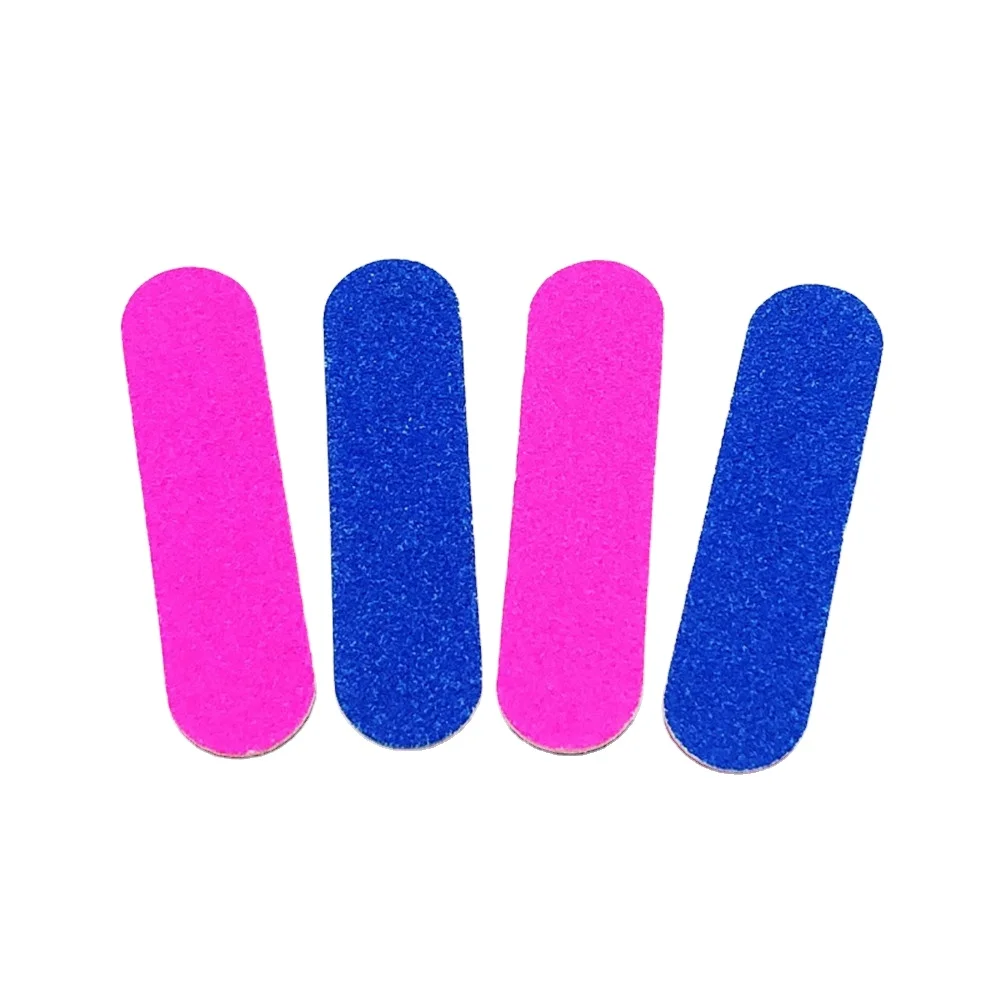 2024 New YD Double-sided Mini Polishing Disposable Handmade Press Nails Small Nail Files 100 Pack Set