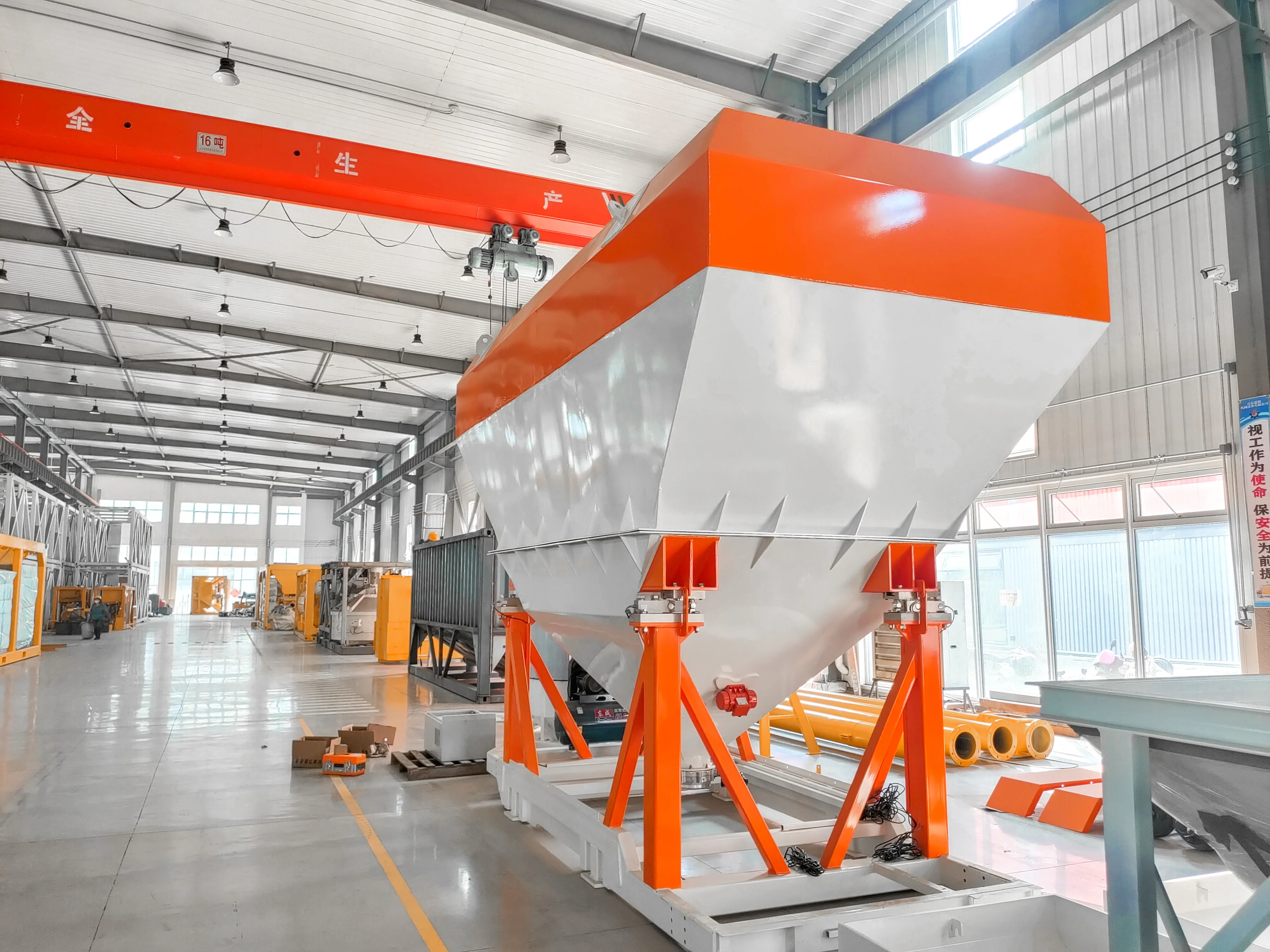 US standard iron carbon steel small mobile cement silo 20ton