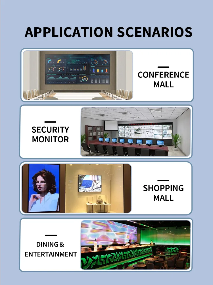 Best selling professional video splicing screen tv display 3x3 1x4 4K video wall controller 2x2