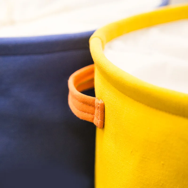 Children Kids Baby Toys Cotton Laundry Basket with Handles Washing Clothes Hampers Printing Cute dinosaur Storage Bag