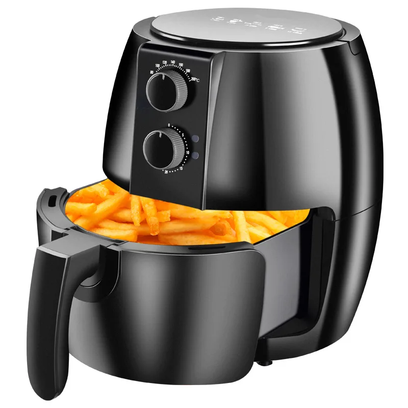 New High Speed Easy Clean Digital 5L round Stainless Steel Electric Deep Without Air Fryers Fryer oven