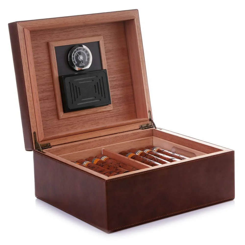 Luxury large wooden storage box custom humidor cigar box wood cigar box