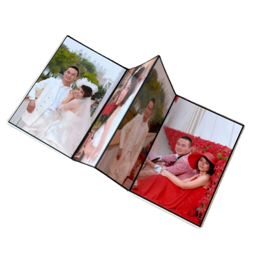 factory velvet Leather linen Accordion Photo Book Album