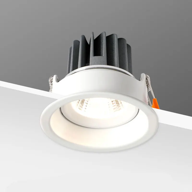 Wholesale Led Spotlight For Home Hotel Lamp Black COB Recessed Ceiling Light Rotating Led Spot Light 7w 12w