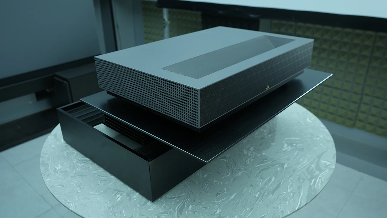 One-Stop Solution Home Theater Motorised Slider Lifting Projector Stand Laser Tv Cabinet Electric Telescopic Platform Projector