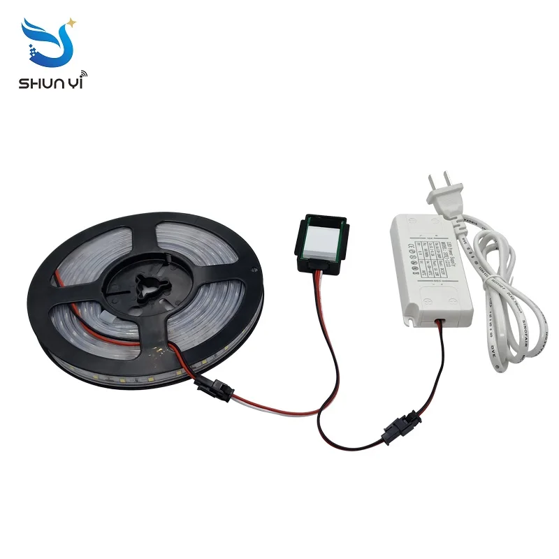 smart home wall mirror light switch touch sensitive  Dc12v 5a 60w Smart Hand Led Mirror Manual Scanning Touch Sensor Switch