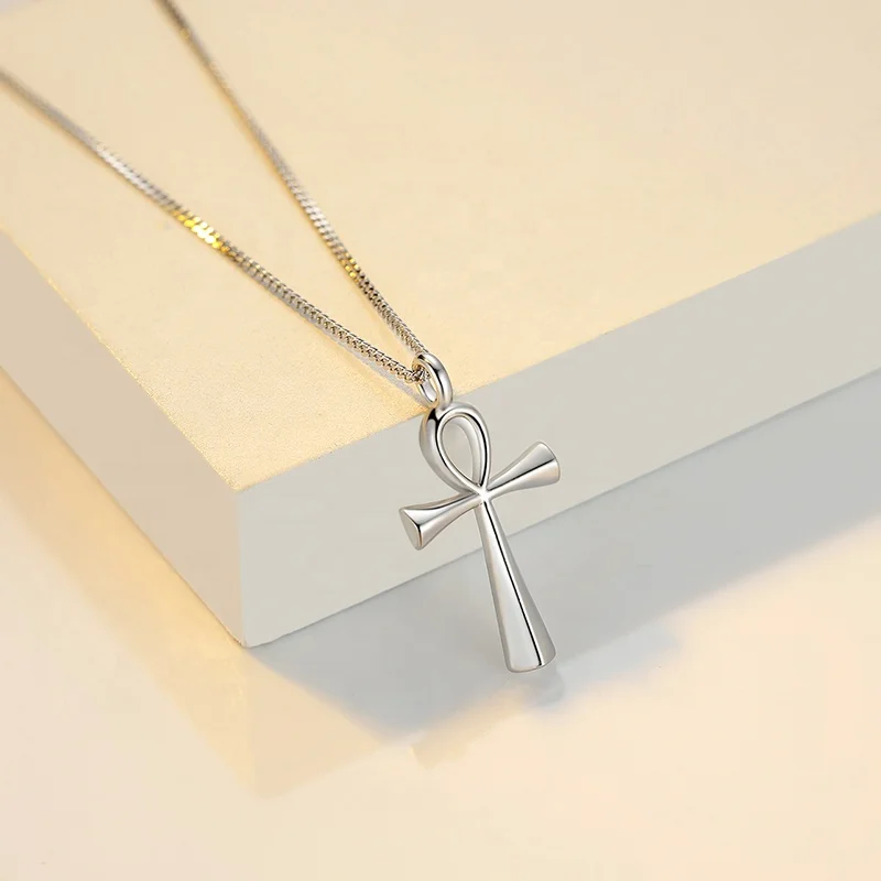 fashion jewelry 925 sterling silver custom gold plated cross necklace pendants & charms