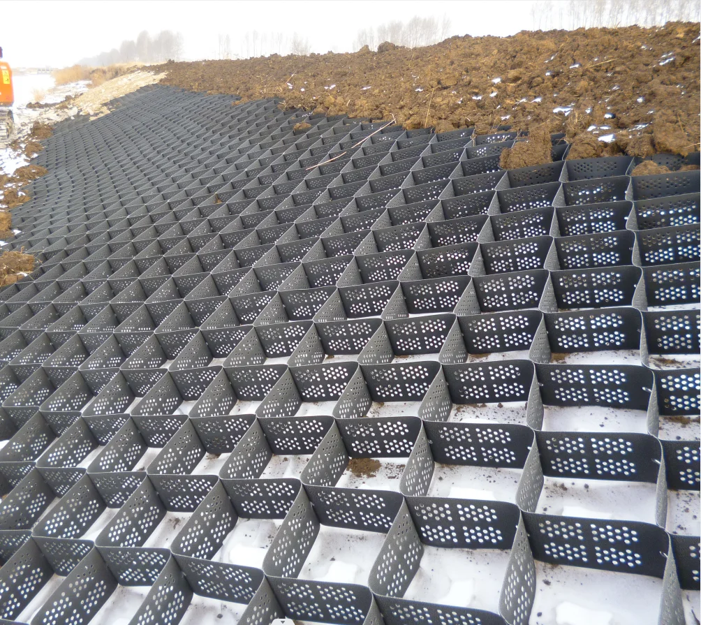 geocell retaining walls geocell grass paver made in China