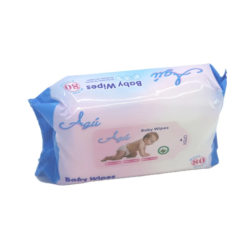 Non-woven Fabric Push Wet Wipes for Children Wholesale Comfort Baby Water Wet Wipes For Floor