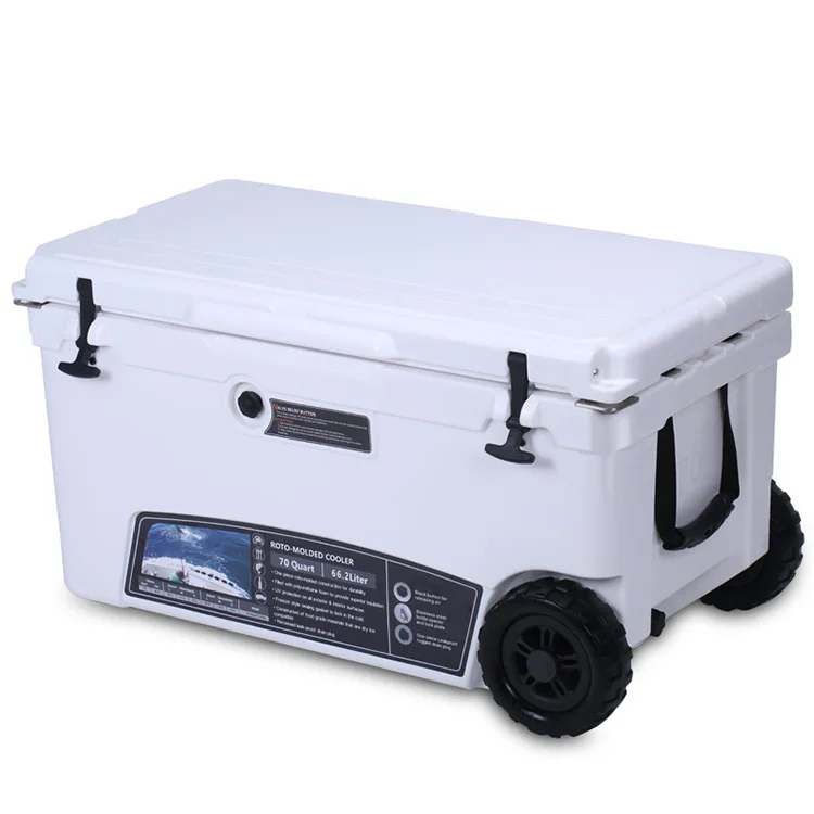 35QT hard fishing sided plastic ice cooler large capacity  ROTR3500 insulated hard cola bottle lunch delivery cooler box