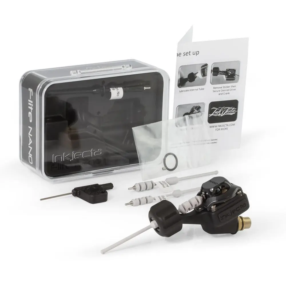 Original Inkjecta FLITE NANO ELITE BLACK STEALTH MATTE tattoo machine