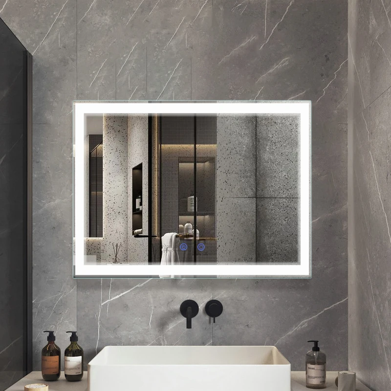 Интерьер дизайн светодиодной подсветкой косметическое зеркало для ванной комнаты зеркало для ванной со светодиодной подсветкой зеркала