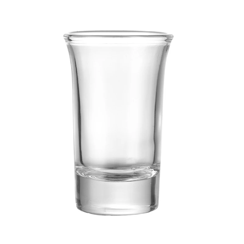 BLINKMAX 30ml 1 Oz Soda Lime Thick Bottom Shot Glass With Golden Rim for Spirits Vodka Whiskey Tequila glasses