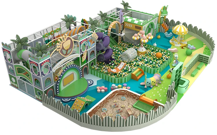 Qiao Qiao kids cafe small  candy play corner playground equipment soft play area toys kids indoor for children