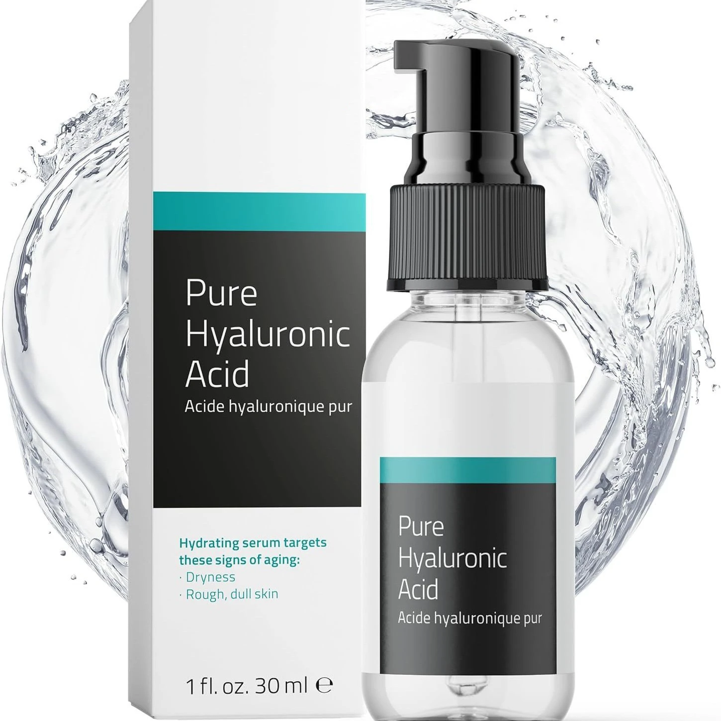 Private Label Moisturizing Anti-aging anti-Wrinkles Pure Hyaluronic Acid Face Serum For Women and Men