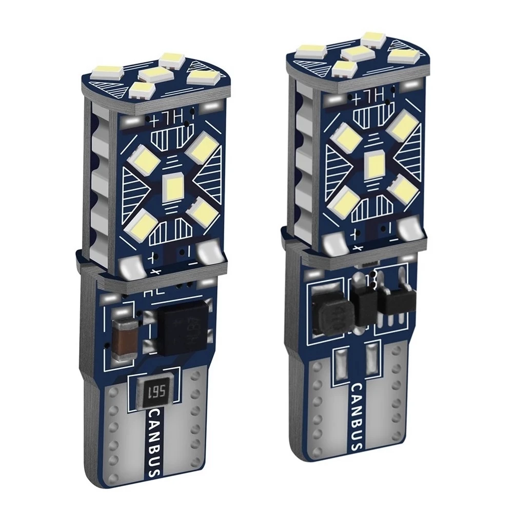 2PCS T10 W5W New Super Bright LED Car Parking Lights WY5W 168 501 2825 Auto Wedge Turn Side Bulbs Car Interior Reading Dome Lamp