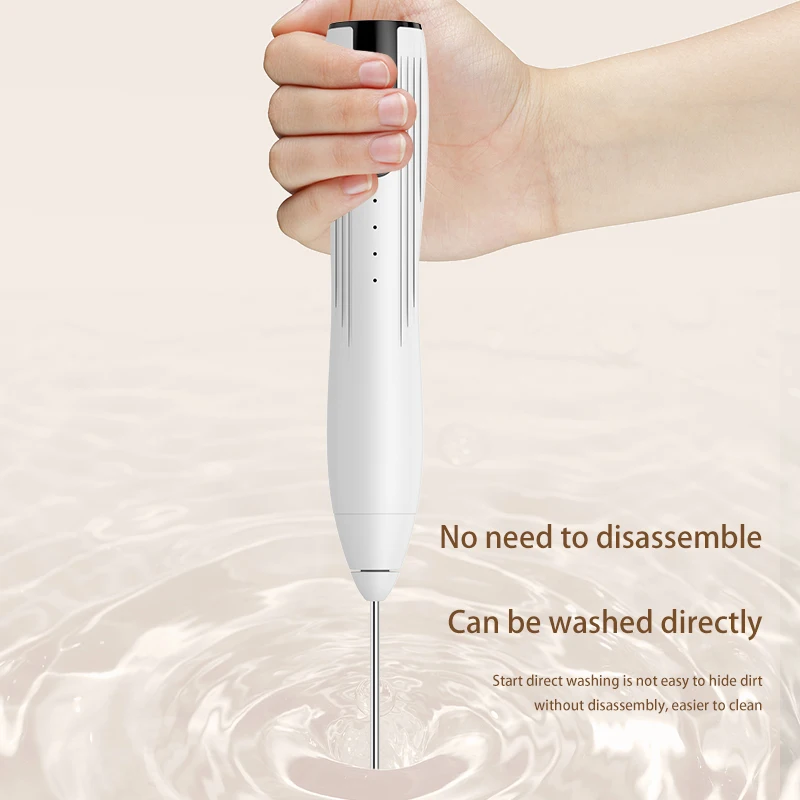 Milk Foam Maker Coffee Foam Maker Home Electric Milk Foam Maker Mixer Handheld Whisk Beater Wireless Beater