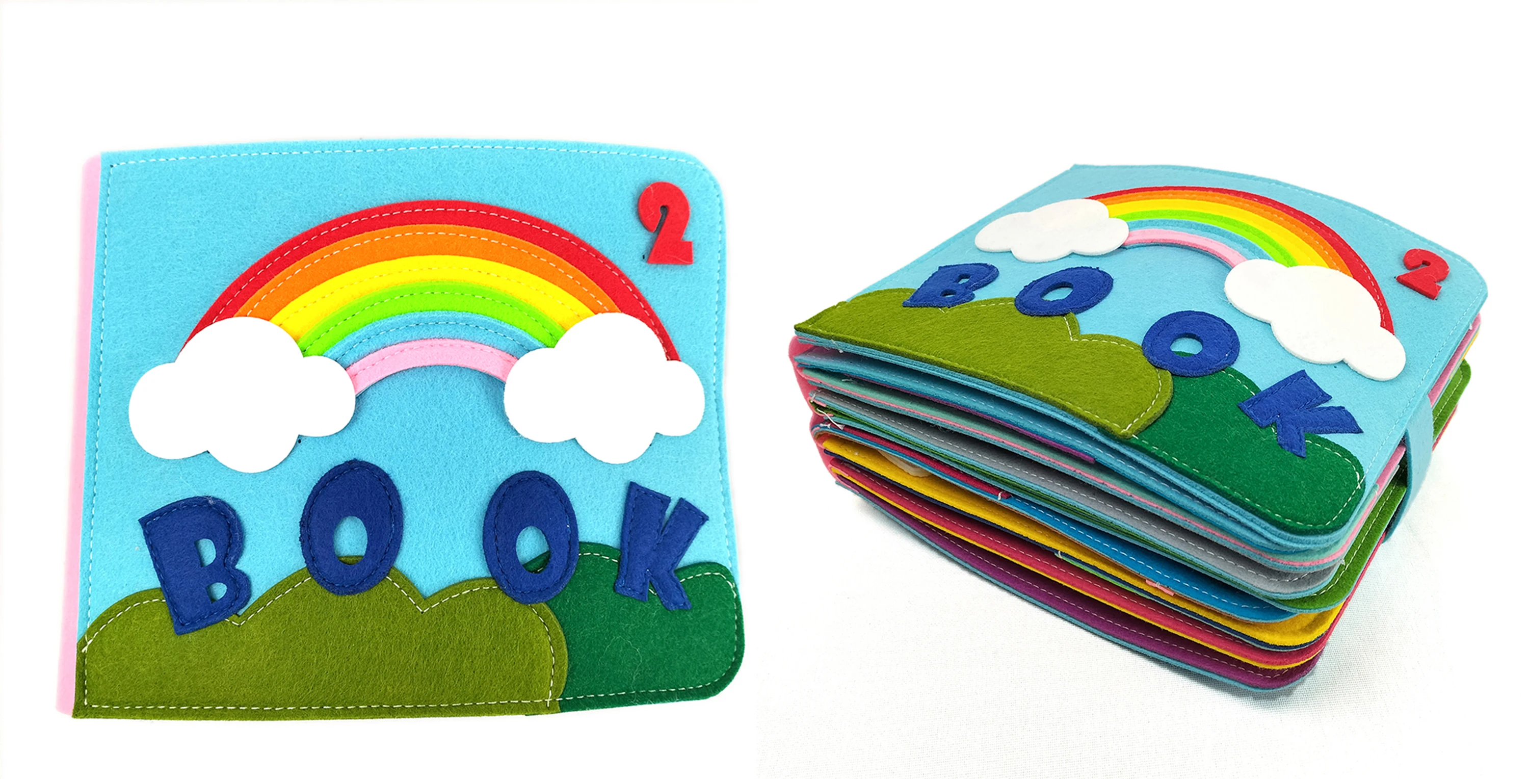 Wholesale Price The Rainbow Activity Book of Busy Boards Educational Kids Games for Basic Life Skills