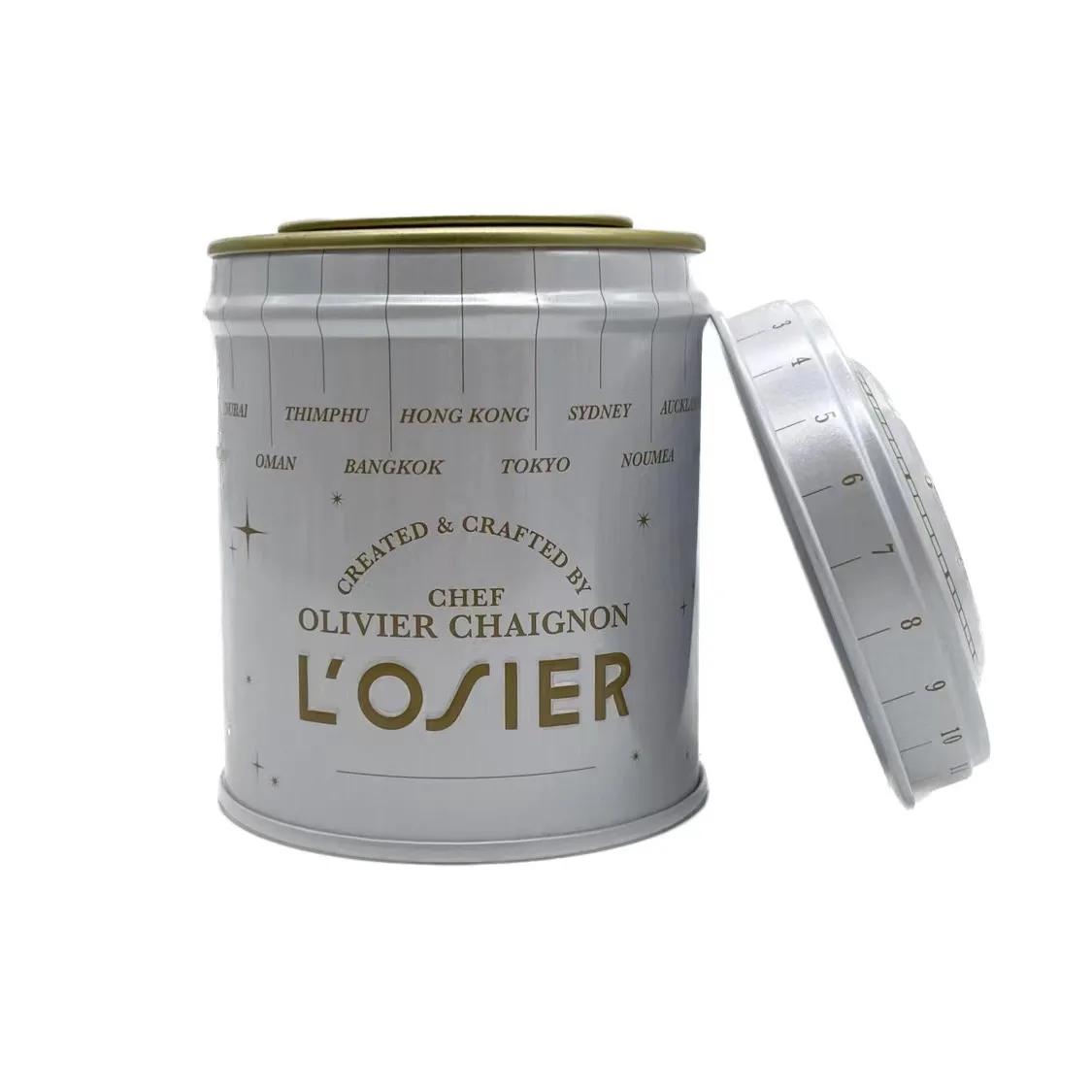 Luxury Tea Tins 250ML/8.5oz Round Candle Tin Coffee Metal Can with Inner Lid Spice Tank