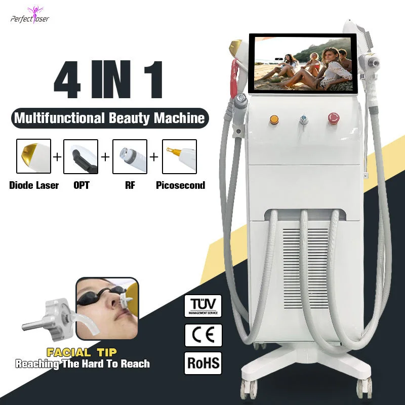 Perfectlaser Ice Cool Ipl Diode Laser Tattoo Removal Machine Ipl Hair Removal 808nm Diode Laser Hair Removal Machine