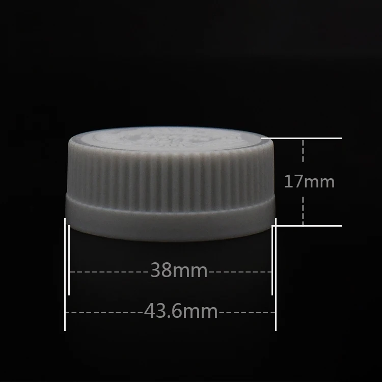 plastic bottle proof lid CRC 38mm child resistant cap