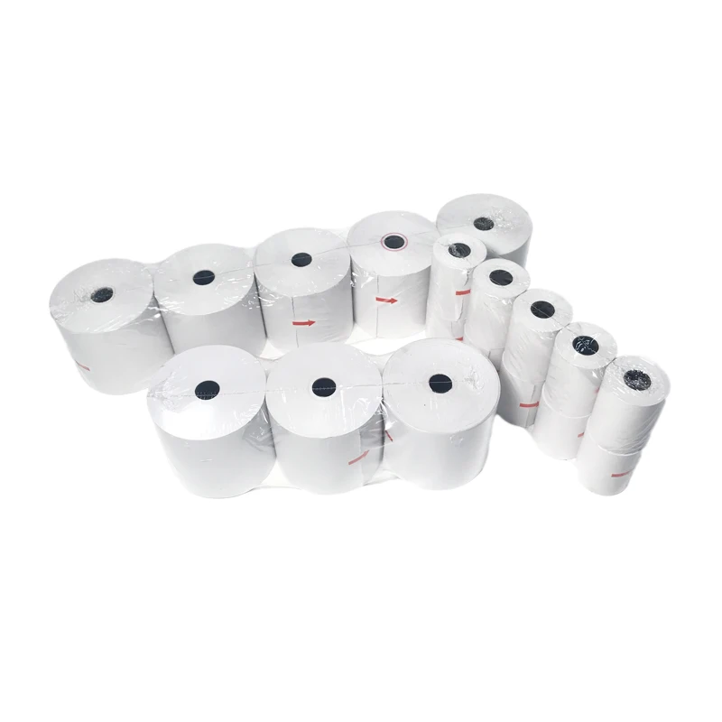 BPA Free Thermal Paper Cash Register Receipt Paper Roll 57mm 80mm 100 Rolls Per Box