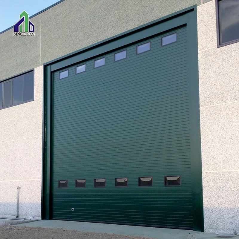 Industrial Door Manufacturer High Quality Automated Sectional Garage Doors Garage Lift Up Overhead Doors